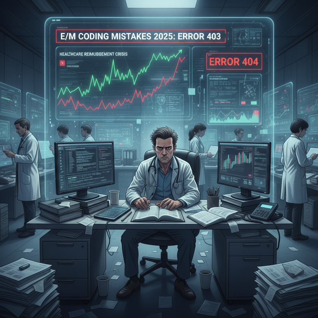 E/M coding mistakes 2025